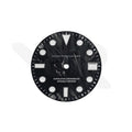 Silver Foil Carbon Fiber Dial for Seiko NH34 GMT Mod - Black Dial Red GMT