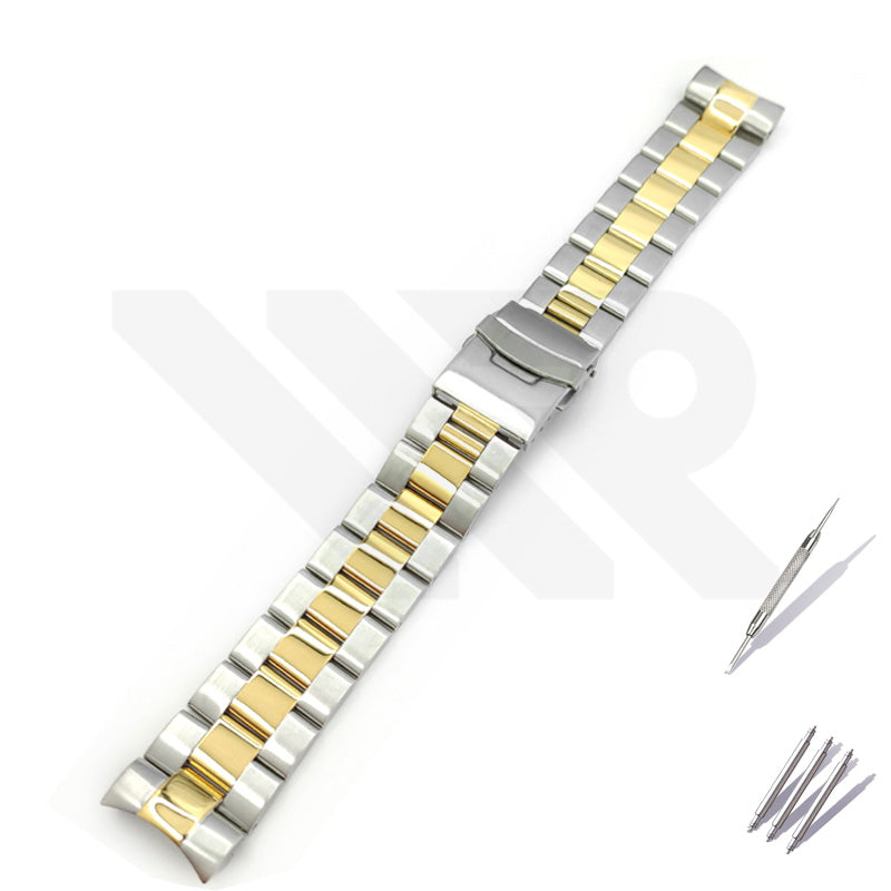 Oyster Bracelet for SKX/SRPD - Steel / Gold