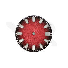 Load image into Gallery viewer, Ruptured Textured Dial for Seiko Mod: Red
