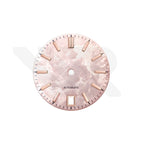 GS Shunbun Style Blossom Pink Dial for Seiko Mod: Rose Gold GS Style Indices with 6h Date Window