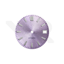 Load image into Gallery viewer, Textured Metallic Sunburst Dial for Seiko Mod: Night Blossom Dial GS Indices
