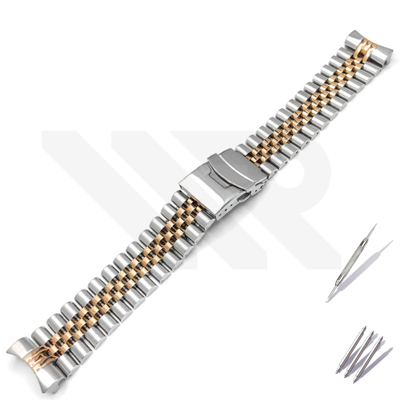 Jubilee Bracelet for SKX/SRPD - Steel / Rose Gold