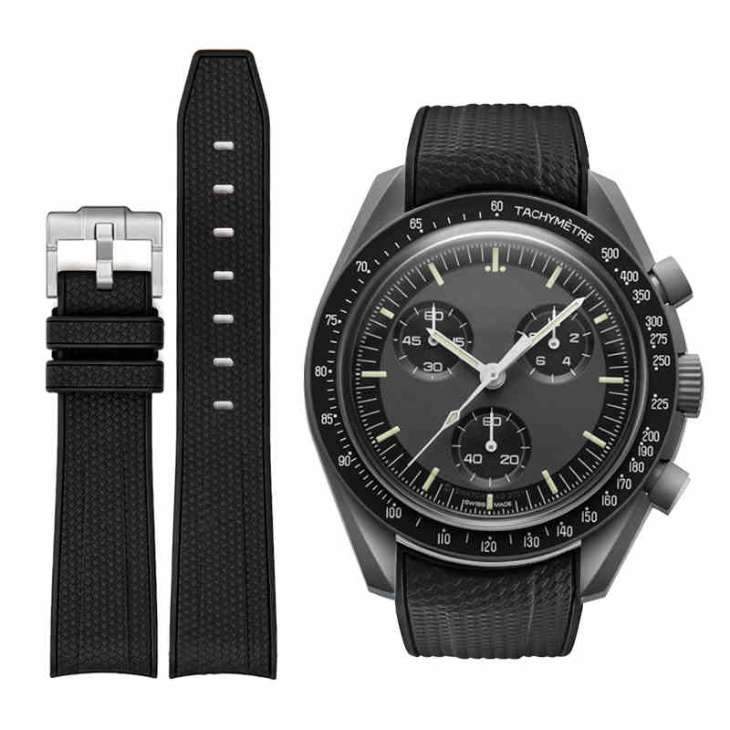 Rubber Strap Compatible with Omega x Swatch MoonSwatch