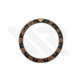Carbon Grain GMT-24 Ceramic Sloped Bezel Insert for SKX007 / SKX009 / SRPD - Black/Light Orange