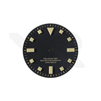 Pelagos No-Date GMT Thick Lume Indices Dial for Seiko NH34 Mod: Matte Black