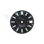 Carbon Fiber Dial for Seiko Mod - C9 Blue Luminous