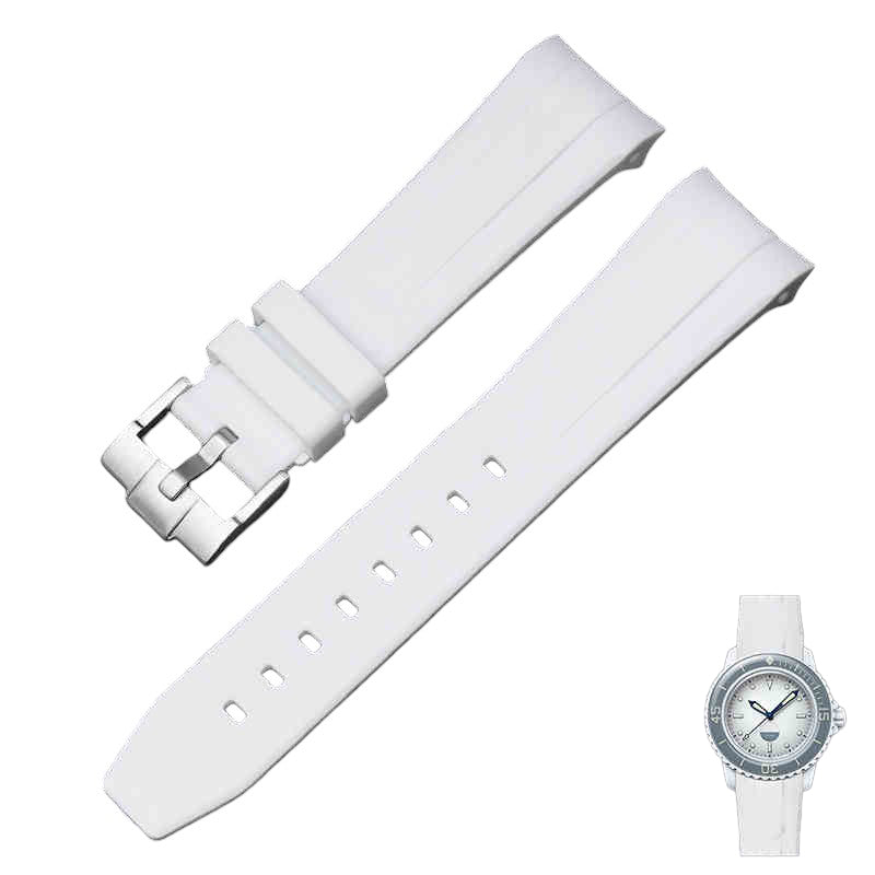 Rubber B Style Strap for Blancpain x Swatch Ocean Of Storms
