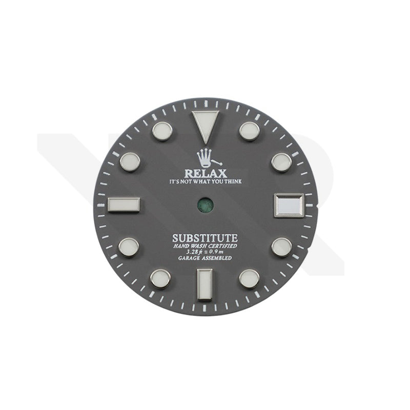 Relax Dial for Seiko Mod: Matte Gray