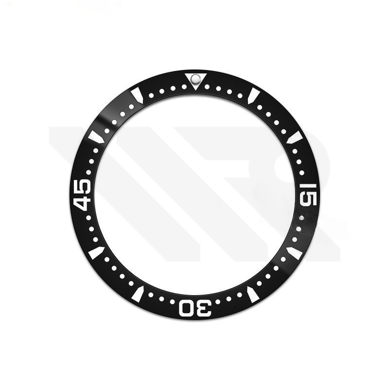 Hydro Style Ceramic Sloped Bezel Insert for SKX/SRPD - Black/White