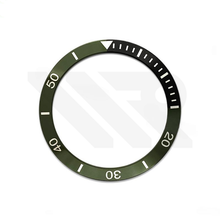 Load image into Gallery viewer, Frogman Aluminium Sloped Bezel Insert for SKX/SRPD - Black/Green
