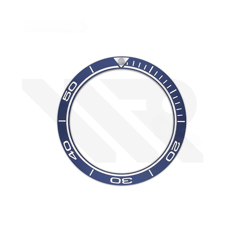 Seamaster SM300 Style Matte Finished Ceramic Sloped Bezel Inserts for SKX007 / SRPD Seiko Mod: Blue