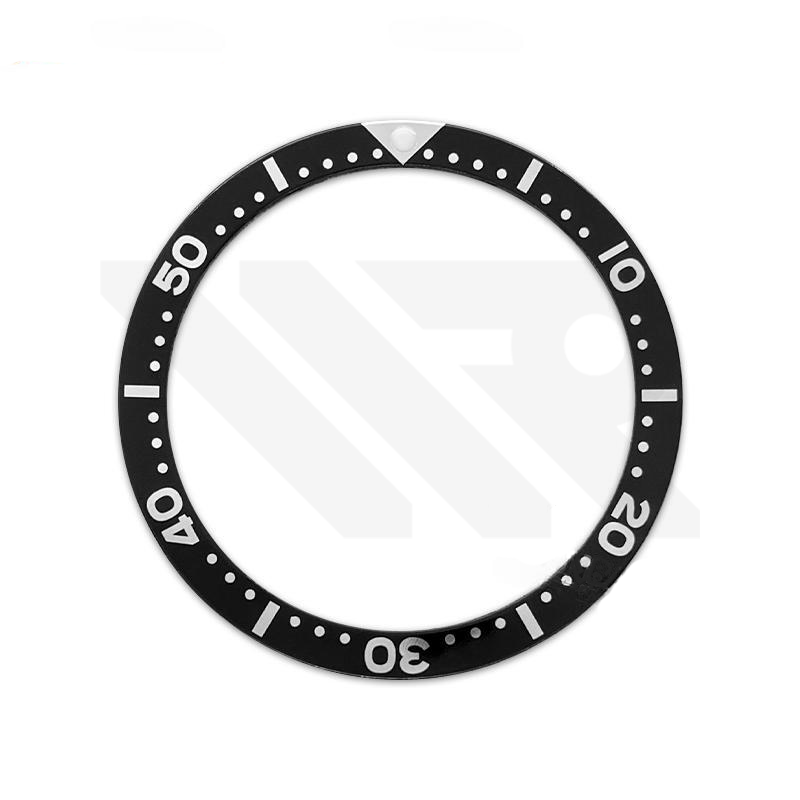 SKX007 Aluminium Flat Bezel Insert for SKX/SRPD - Black