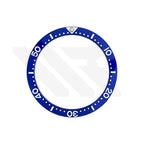 Ceramic Flat Bezel Inserts for SKX013 / SKX015 - Blue/White
