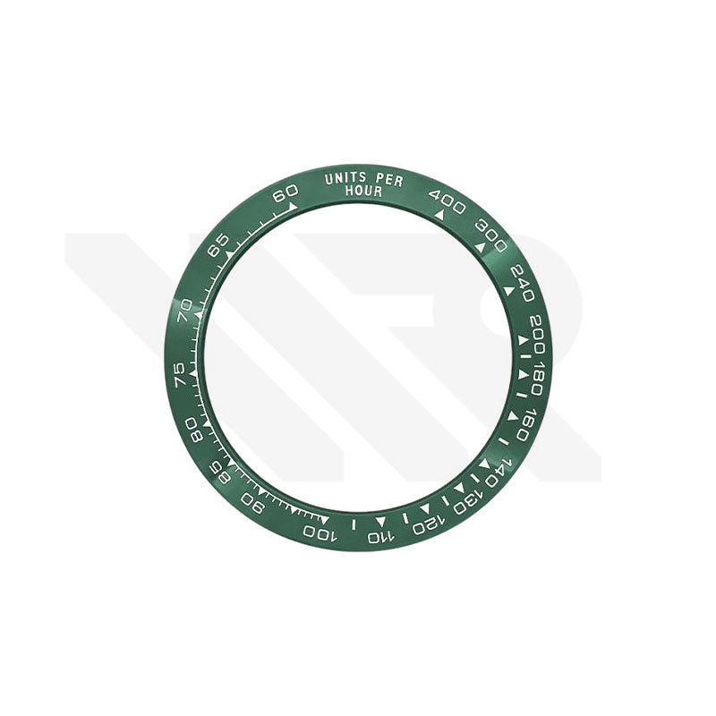 Daytona Style Replacement Ceramic Bezel Insert for 116500: Green/White
