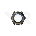SKX Sandgestrahltes Gehäuse-Set für Seiko Mod: Blau (3 Uhr)