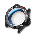 SUB Oyster Style Sandblasted Case Set for Seiko SKX / SRPD Mod: Black