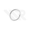 Replacement Bezel Compatible with Tissot PRX 40mm T137410A : Smooth Silver