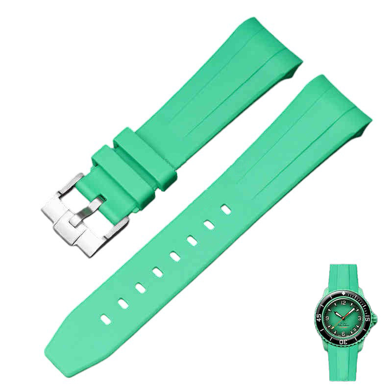 Rubber B Style Strap for Blancpain x Swatch Ocean Of Storms