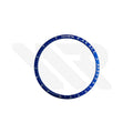 Aluminium Blue Bezel Insert Compatible with Omega Speedmaster: Silver