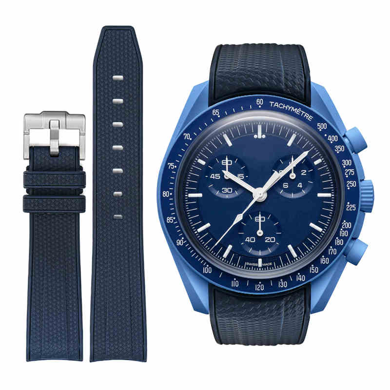 Rubber Strap Compatible with Omega x Swatch MoonSwatch