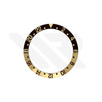 Vintage GMT Style Aluminium Sloped Bezel Insert for SKX007 /SRPD - Black Root Beer