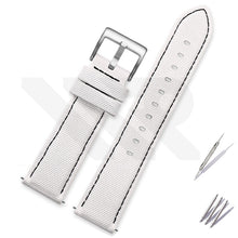 Load image into Gallery viewer, Nylon Diver Strap for Seiko 5 Street Fighter SRPF19K1 / SRPF20K1 - White
