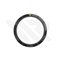 42mm Seamaster Style Matte Finish Ceramic Sloped Bezel Insert: Black-Gray