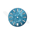 GS Shunbun Style Ocean Patina Dial for Seiko Mod: Silver GS Style Indices with 6h Date Window