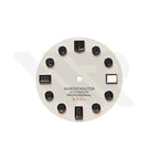Marine Master Style Matte White Dial for Seiko Mod: Marine Master Style Black Indices