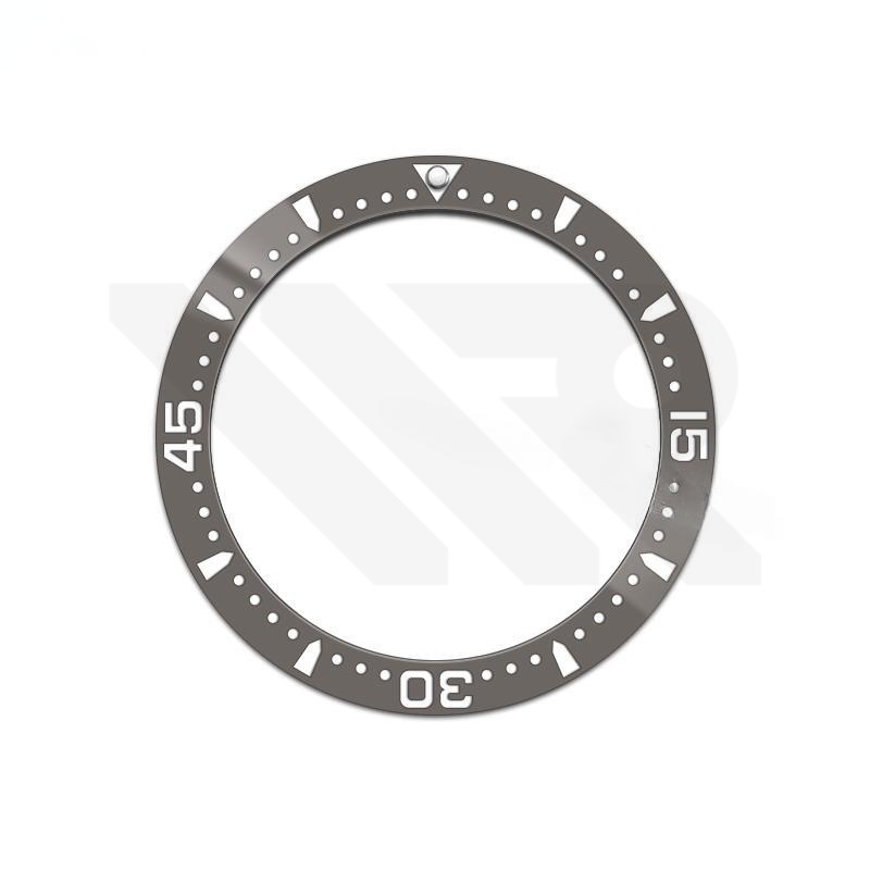 Hydro Style Ceramic Sloped Bezel Insert for SKX/SRPD - Grey/White