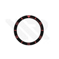 SUB Style Ceramic Sloped Bezel Insert for SKX/SRPD: Black/Red