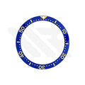 Ceramic Flat Bezel Inserts for SKX013 / SKX015 - Blue/Gold