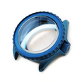 SKX Sandblasted Case Set for Seiko Mod: Blue (3 o'clock)