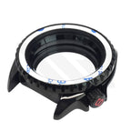 SKX Polished Case Set for Seiko Mod: Black (4 o'clock)