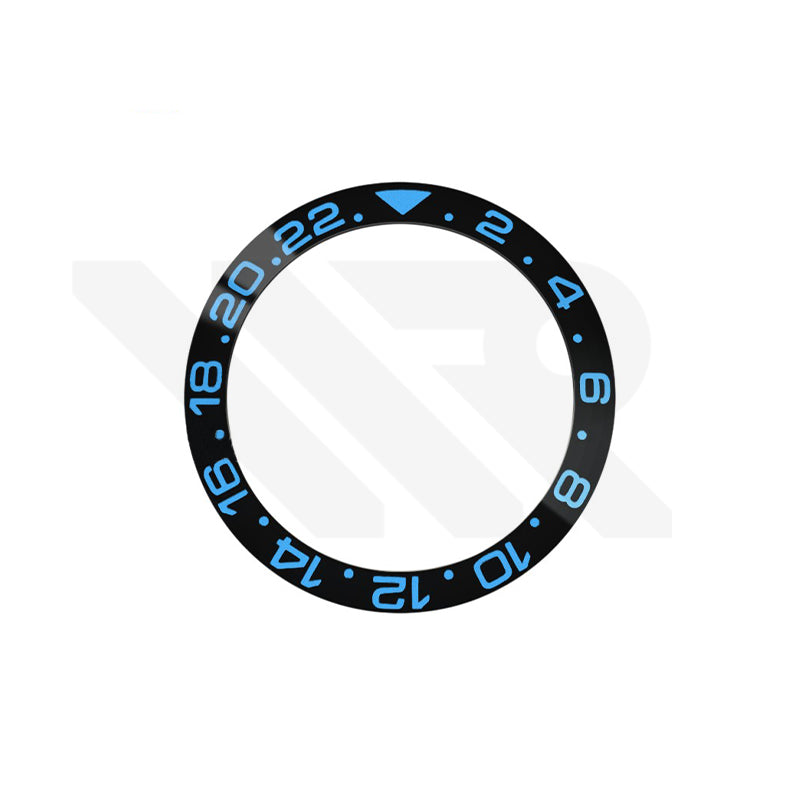 GMT-24 Ceramic Sloped Bezel Insert for SKX/SRPD - Black-Blue