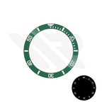 SUB Style Blue Full Luminous Ceramic Sloped Bezel Insert for SKX/SRPD: Blue