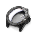 GMT Oyster Style Brushed Case Set for Seiko SKX / SRPD Mod: Black