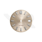 Textured Metallic Sunburst Dial for Seiko Mod: Champagne Rose Dial GS Indices