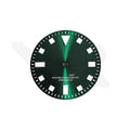 Pelagos Date GMT Thick Lume Indices Dial for NH34 Seiko Mod: Sunburst Green