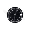 Gentleman-Zifferblatt mit Sonnenschliff für Seiko Modell: Schwarz