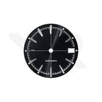 Gentleman-Zifferblatt mit Sonnenschliff für Seiko Modell: Schwarz