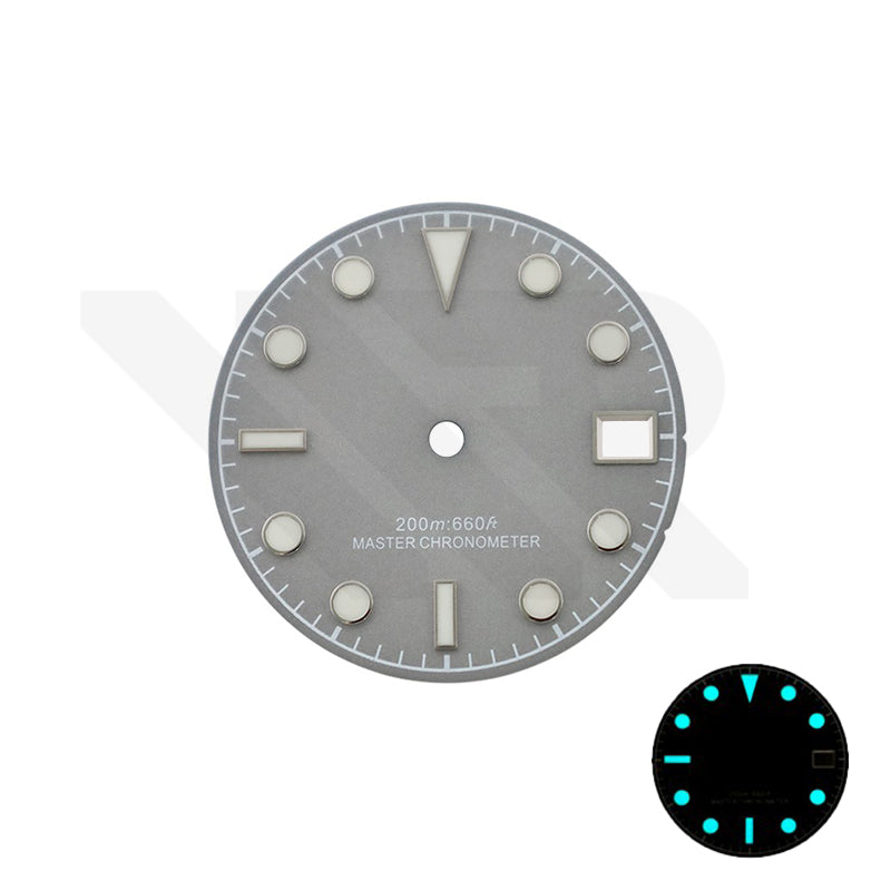 Blackbay Style Diver Dial for Seiko Mod: Matte Gray