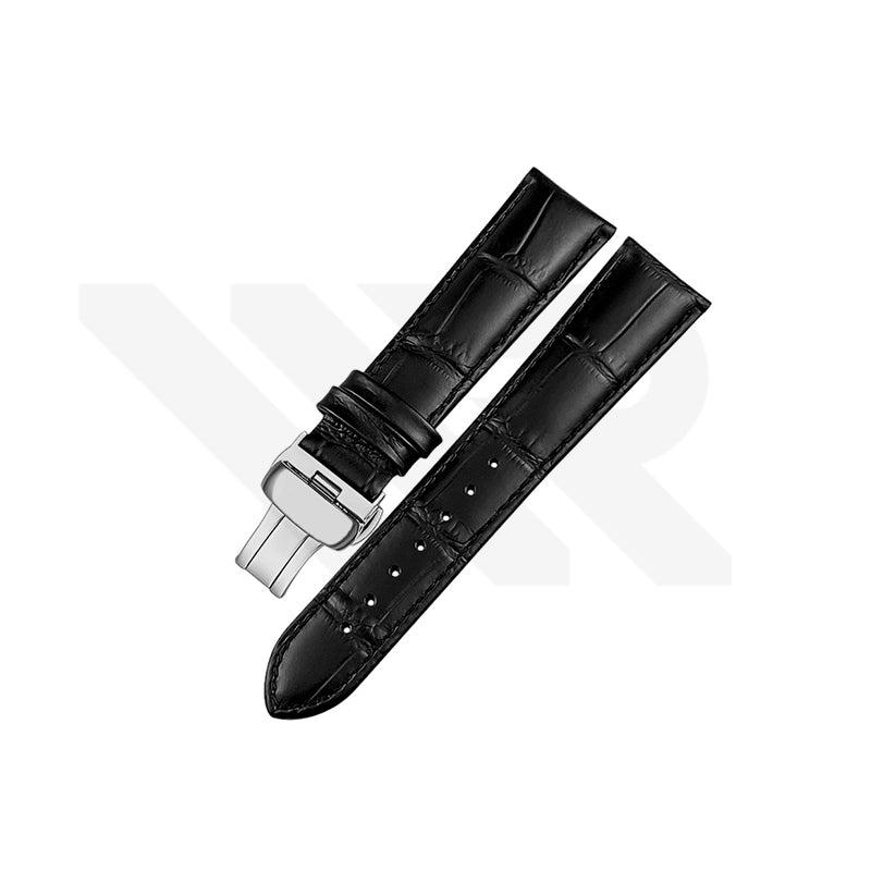 Replacement Leather Strap Compatible with Tissot Chemin des Tourelles Powermatic 80 T099407A / T099408A