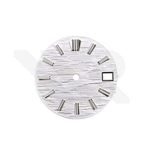 Load image into Gallery viewer, GS White Birch Style Dial for Seiko Mod: Silver GS Style Indices

