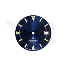 Lade das Bild in den Galerie-Viewer, Sunburst Spider Web Dial for Seiko Mod - Navy
