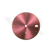 Afbeelding in Gallery-weergave laden, Simplicity Sunburst Dial for Seiko Mod: Metallic Rose with Gold Printing
