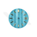 Cotes de Geneve Style Dial for Seiko Mod - Light Blue GS Style Gold Indices