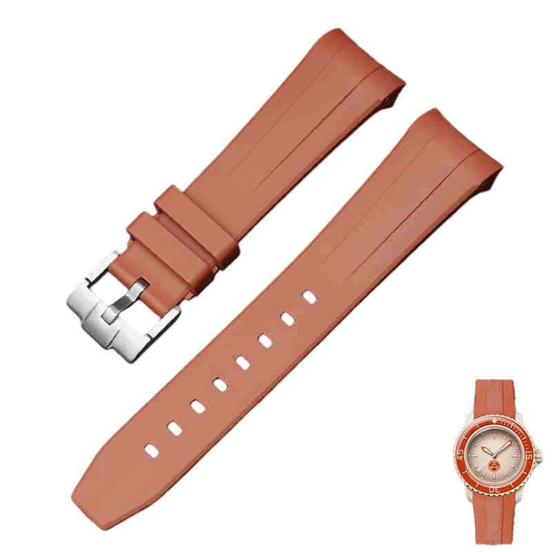 Rubber B Style Strap for Blancpain x Swatch Ocean Of Storms