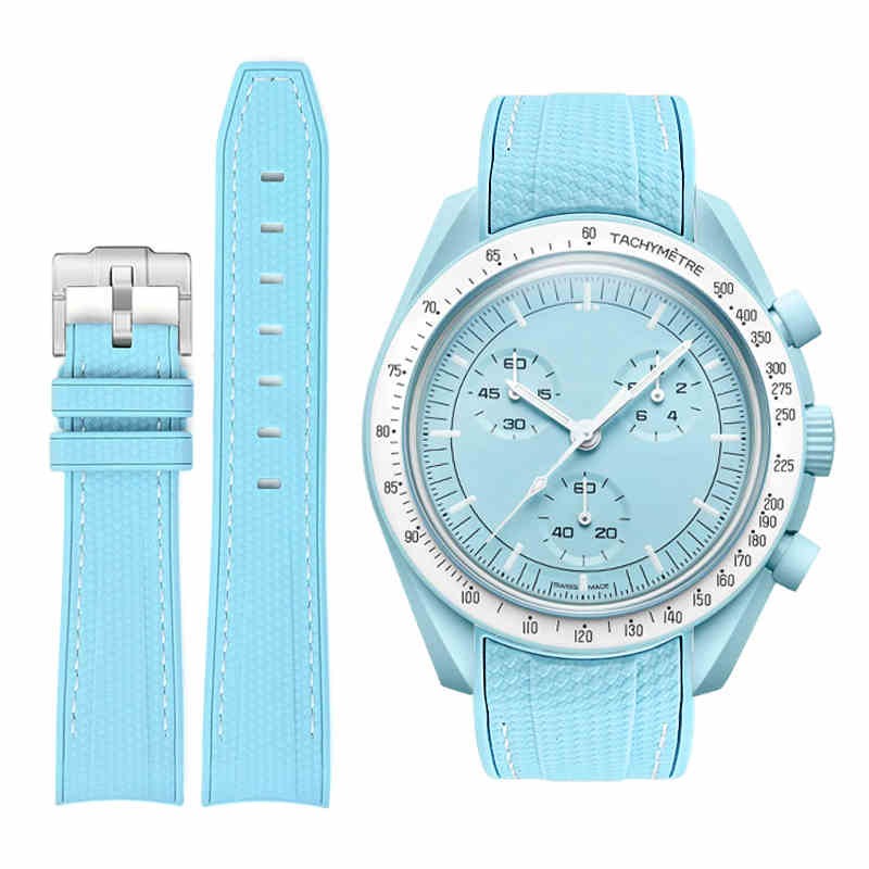 Rubber Strap Compatible with Omega x Swatch MoonSwatch