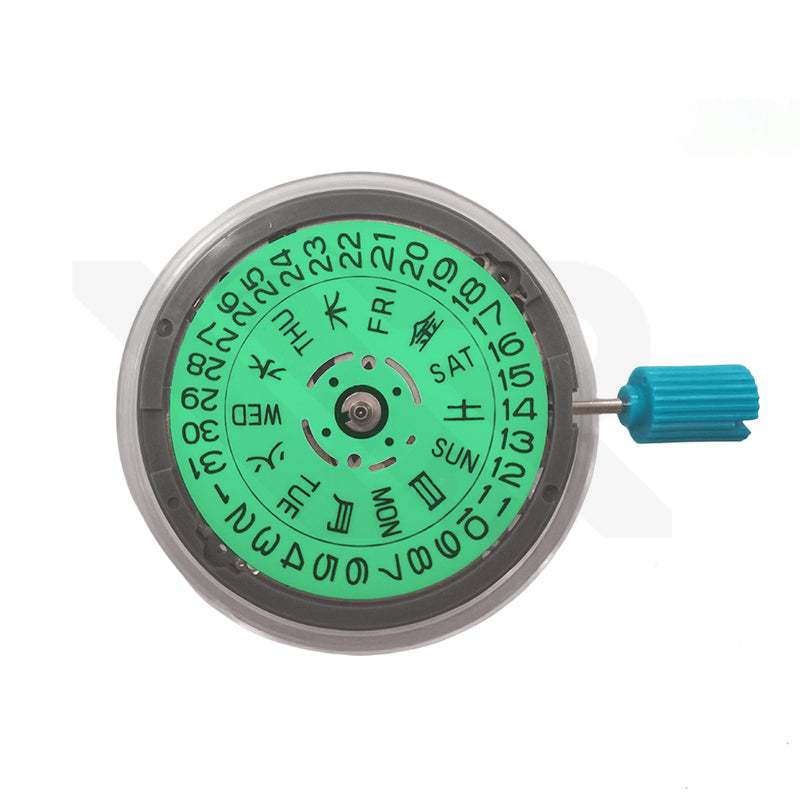 Seiko (SII) NH36A Automatic Movement (C3 Lume White Kanji 3.18o'clock)
